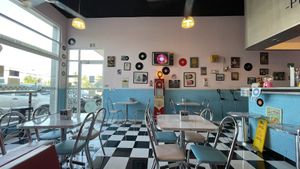 adorable color scheme at Comet 984 in Playa Del Carmen