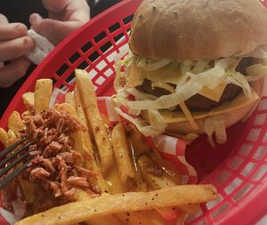 Beyond burger at Comet 984 in Playa Del Carmen