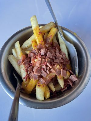 Loaded fries at Comet 984 in Playa Del Carmen