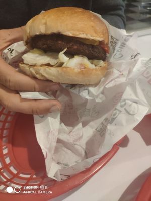 burger  #Veganuary at Comet 984 in Playa Del Carmen