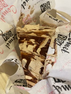 Chocolate cheesecake 😋  at Comet 984 in Playa Del Carmen