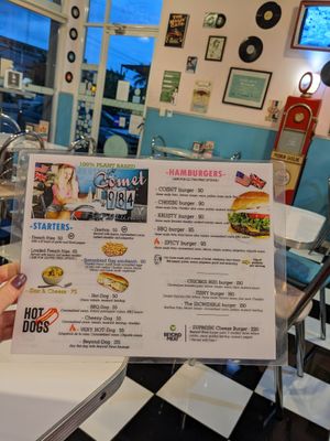 Menu January 2023 at Comet 984 in Playa Del Carmen