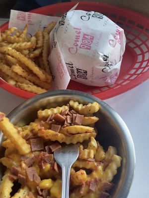 Beyond cheese burger   at Comet 984 in Playa Del Carmen