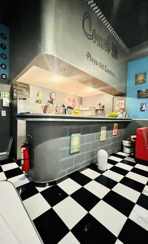 Counter  at Comet 984 in Playa Del Carmen