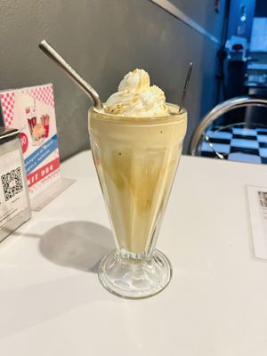 Peanut butter milkshake   at Comet 984 in Playa Del Carmen