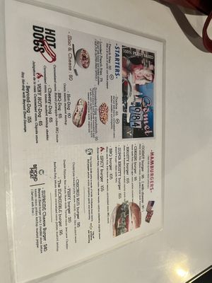 Menu   at Comet 984 in Playa Del Carmen