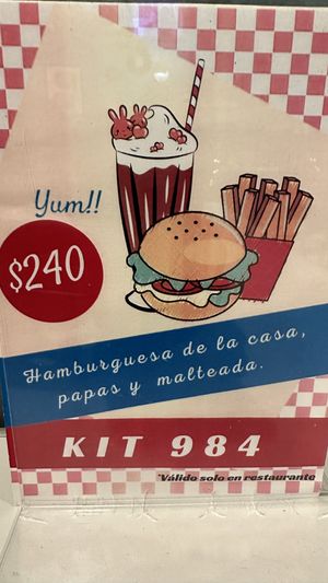 More diner vibes  at Comet 984 in Playa Del Carmen