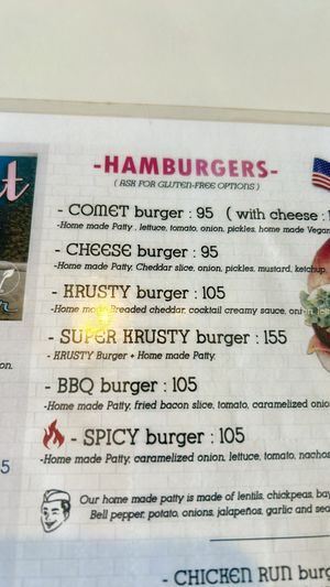 burgers in jan 24  at Comet 984 in Playa Del Carmen