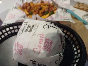 Bbq burguer at Comet 984 in Playa Del Carmen