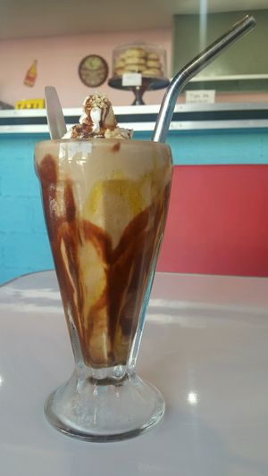Milkshake at Comet 984 in Playa Del Carmen