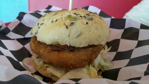 Krusty burger at Comet 984 in Playa Del Carmen