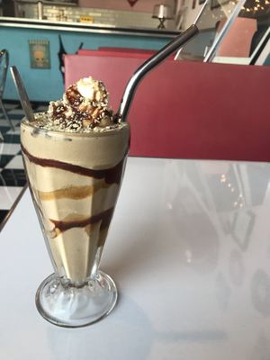 Snickers Milkshake  at Comet 984 in Playa Del Carmen