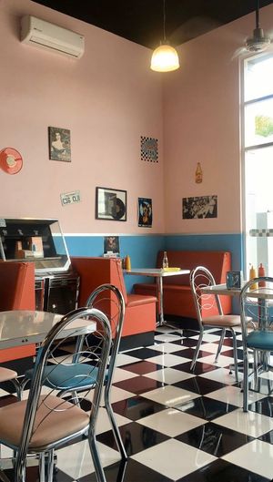 Indoors at Comet 984 in Playa Del Carmen