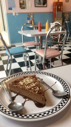 Cheesecake  at Comet 984 in Playa Del Carmen