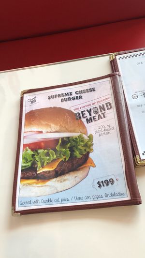 Beyond meat  at Comet 984 in Playa Del Carmen