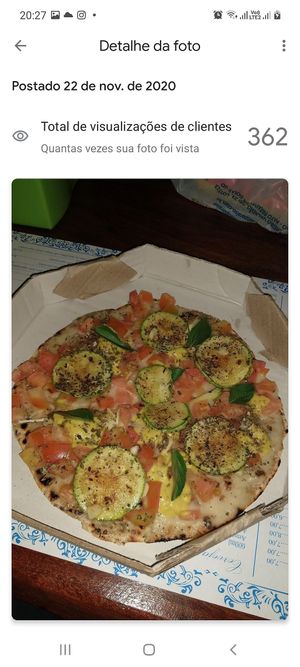 Chapizza abobrilda at Cravo e Canela in Alto Paraiso