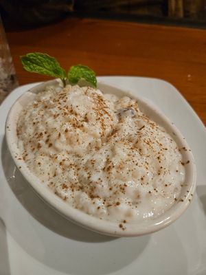 Coconut rice pudding at Pambiche in Portland