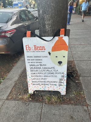 4 non-dairy & vegan flavors  at Eb & Bean - Broadway in Portland