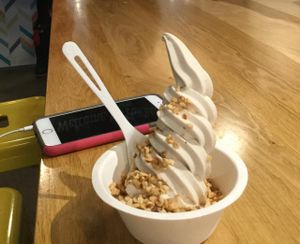 Table side at Eb & Bean - Broadway in Portland