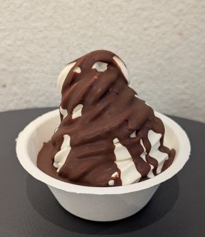 French Vanilla with Newtella Magic Shell at Eb & Bean - Broadway in Portland