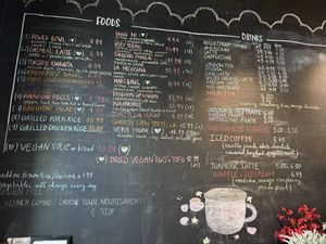 Menu  at The Karma Conscious Cafe and Eatery in Saskatoon