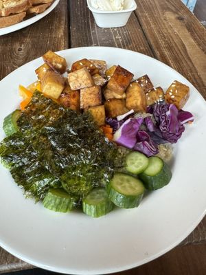 Maki bowl  at The Karma Conscious Cafe and Eatery in Saskatoon
