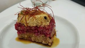 Dynamite cake at Pomegranate Cafe in Los Angeles