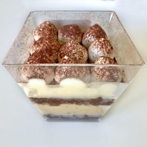 Tiramisu  at Pomegranate Cafe in Los Angeles
