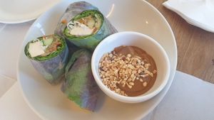 Nice rice paper rolls at GOODdays in Brunswick
