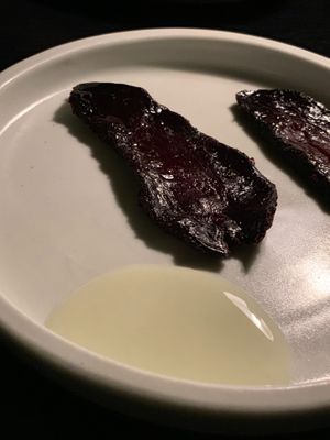 beetroot bacon at Bentley Restaurant and Bar in Sydney