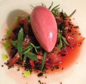 Vegan tasting menu. at Bentley Restaurant and Bar in Sydney