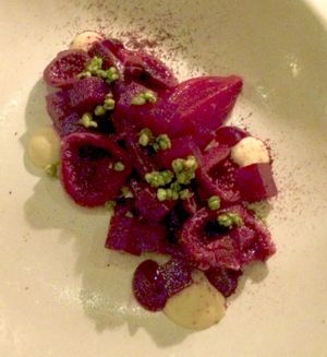 Vegan tasting menu. at Bentley Restaurant and Bar in Sydney