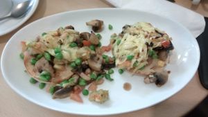 Vegan Breakfast Muffin at Cafe 50 in Yeovil