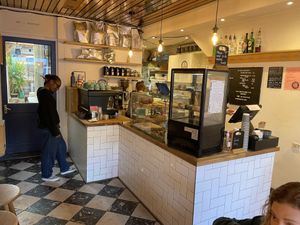 Service counter  at Buhler & Co in East London