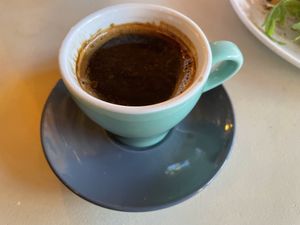 Smooth and deep coffee  at Buhler & Co in East London