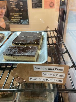 Vegan dessert  at Buhler & Co in East London