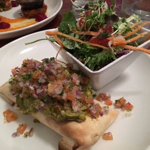 vegan burrito  at Governors Bay Hotel in Christchurch