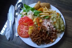 Delicious, 100% vegan lunch at Gaia's House on May 13th, 2016 at Gaia's House in Caxias Do Sul