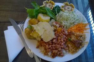 Vegan lunch at Gaia's House on May 17th, 2016 at Gaia's House in Caxias Do Sul