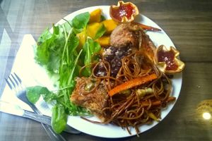 Delicious lunch at Gaia's House on May 27th, 2016 at Gaia's House in Caxias Do Sul