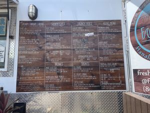 Menu!   at Fresh Bite - Food Truck in Hanalei