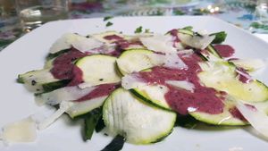 carpaccio at Frida in Port De Sagunt