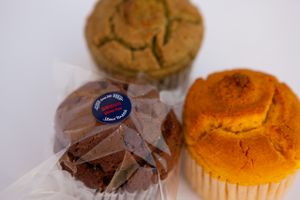 gluten free cupcakes at Kkotmil in Seoul