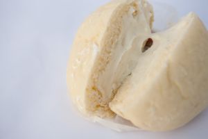 coconut cream bun at Kkotmil in Seoul