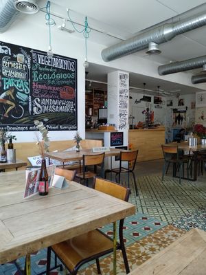 Interior at Cafe Babel in Torrelodones