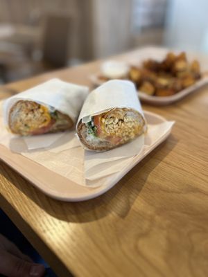 Buffalo cheesesteak (shaved tofu)  at goodbeet in Haddon Township