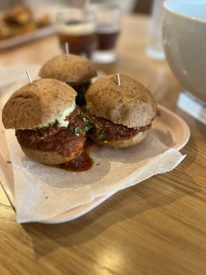Meetball slider (eggplant)  at goodbeet in Haddon Township