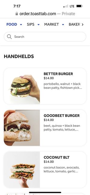 Menu is online (even in the store)  at goodbeet in Haddon Township