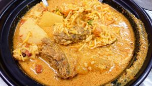 rendang curry rice at Vege Pot 素砂煲 in Central Singapore