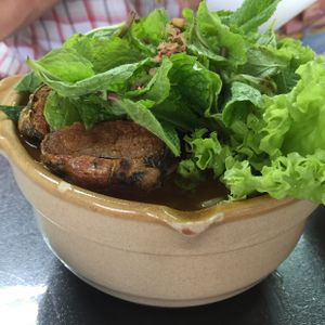 Penang laksa!  at Vege Pot 素砂煲 in Central Singapore